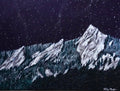 Print of 'Boulder Flatirons at Midnight'